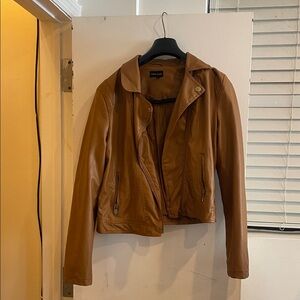 New Look Brown Leather Jacket